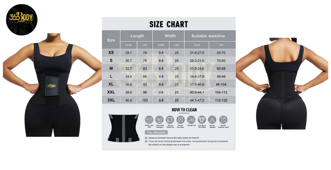 360 Body Curve Waist Trainer for Enhanced Posture and Comfort
