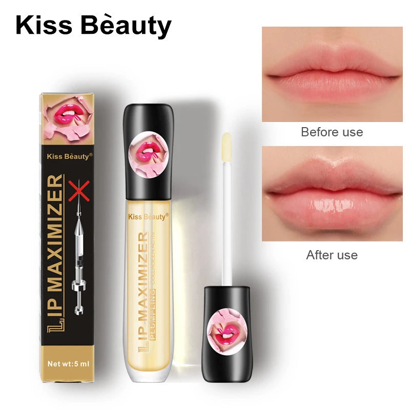 Lip Plump Serum Oil Elasticity Moisturizing Lip Essence Long Lasting Sexy Lip Oil Gloss Reduce Fine Lines Remove Dead Skin Care
