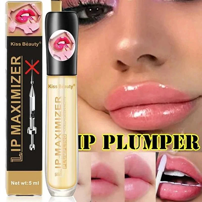 Lip Plump Serum Oil Elasticity Moisturizing Lip Essence Long Lasting Sexy Lip Oil Gloss Reduce Fine Lines Remove Dead Skin Care